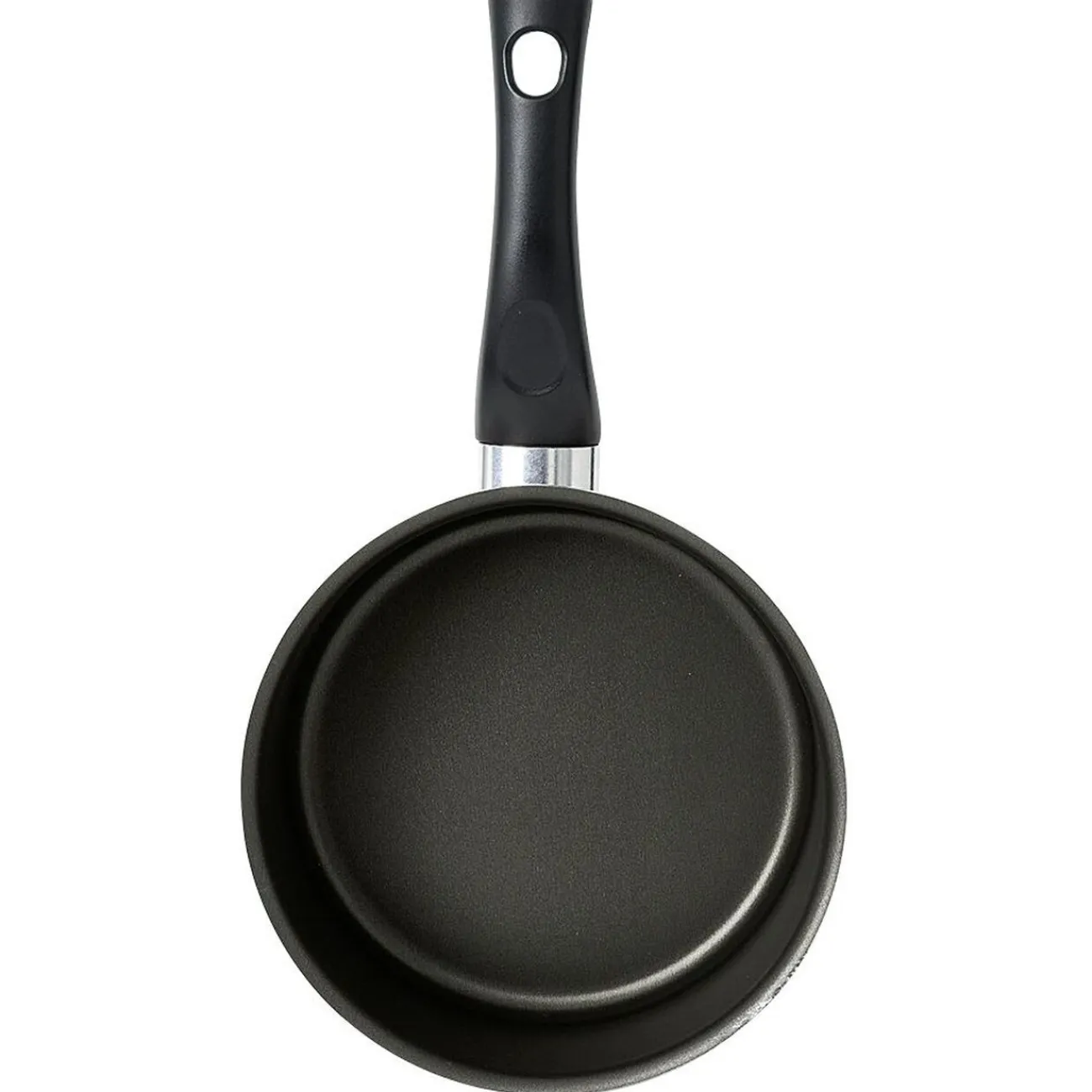 Gifi Casserole aluminium antiadhésive noir et rouge Ø 18 cm