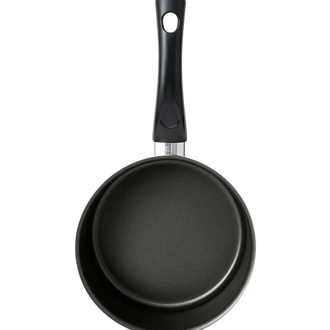 Gifi Casserole aluminium antiadhésive noir et rouge Ø 20 cm