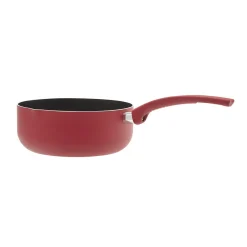 Gifi Casserole aluminium noire et rouge