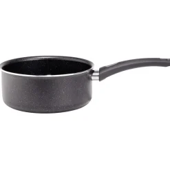 Gifi Casserole effet pierre antiadhérente noir Ø18xH7,5cm