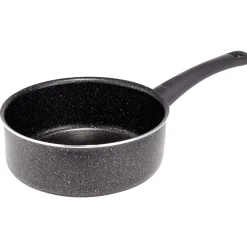Gifi Casserole effet pierre antiadhérente noir Ø20xH7,5cm