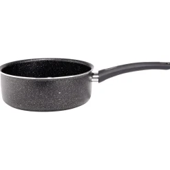 Gifi Casserole effet pierre antiadhérente noir Ø20xH7,5cm