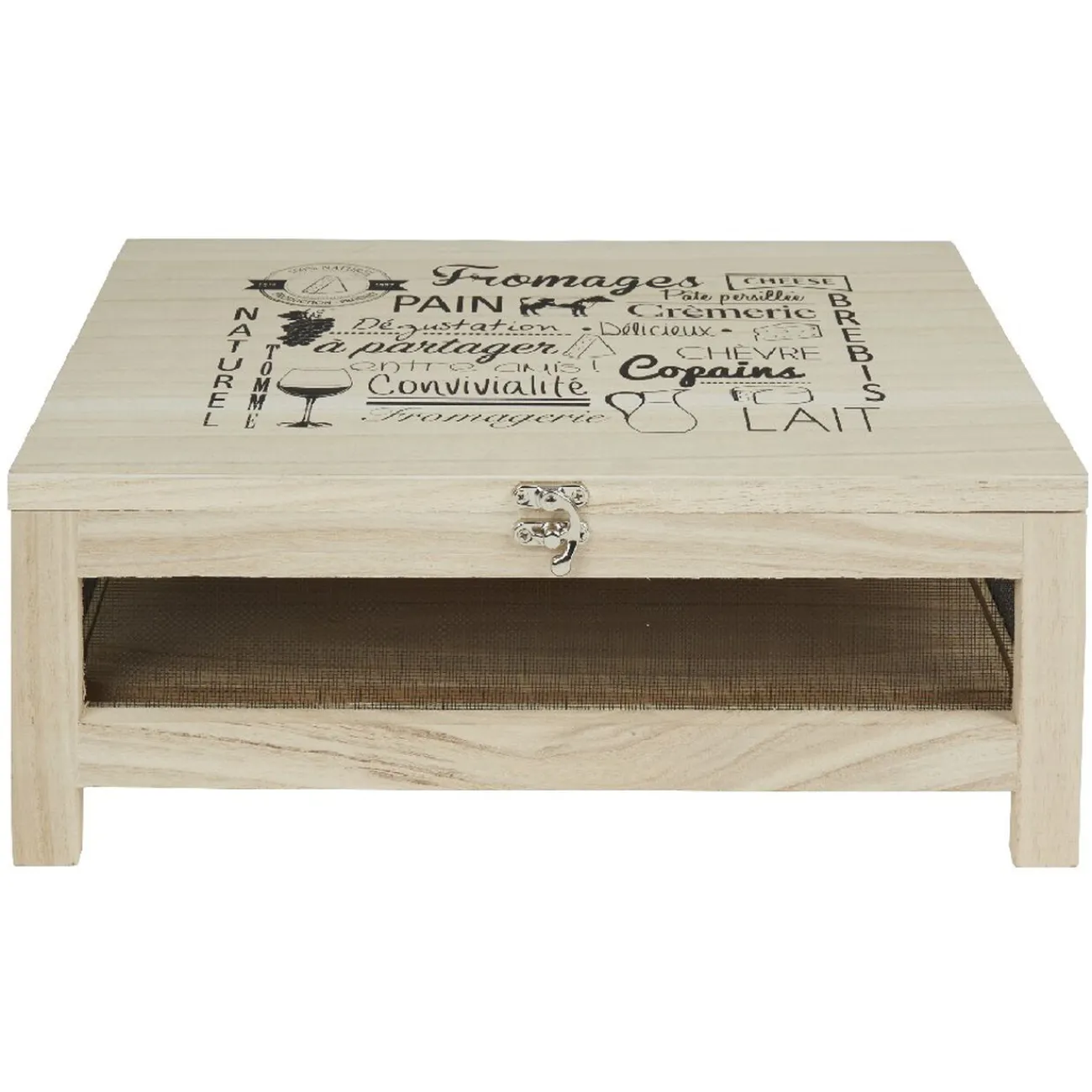 Gifi Cave à fromage bois avec plateau amovible