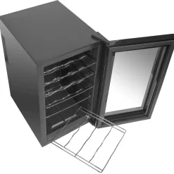 Gifi Cave à vin de service 18 bouteilles noir