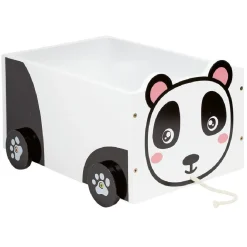 Gifi Rangement|Chariot enfant en bois sur roulettes design animal