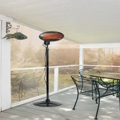 Gifi Chauffage^Chauffage extérieur sur pied ajustable 160-210cm Homday