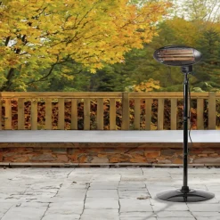 Gifi Chauffage^Chauffage extérieur sur pied ajustable 160-210cm Homday