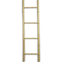 Gifi Aménagement Salle De Bain^Échelle porte-serviette 40x150cm bambou naturel