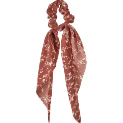 Gifi Beauté^Chouchou effet foulard bandana terracotta