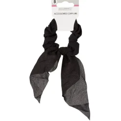 Gifi Beauté^Chouchou effet tissu noué noir