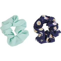 Gifi Beauté^Chouchou en mousseline bleu x 2