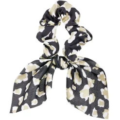 Gifi Beauté^Chouchou façon noeud foulard imprimé léopard