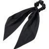 Gifi Beauté^Chouchou foulard long noir Ø8xL37cm