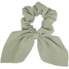 Gifi Beauté^Chouchou ruban court vieux vert effet quadrillé Ø8xL17cm