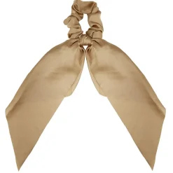 Gifi Beauté^Chouchou ruban long doré effet satiné Ø7xL25cm