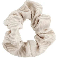 Gifi Beauté^Chouchou velours côtelé marron beige x3