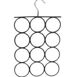 Gifi Rangement|Cintre 12 accessoires en métal noir