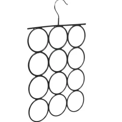 Gifi Rangement|Cintre 12 accessoires en métal noir