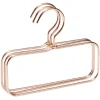Gifi Rangement|Cintre à accessoires métal rose x3 - L17xH14cm