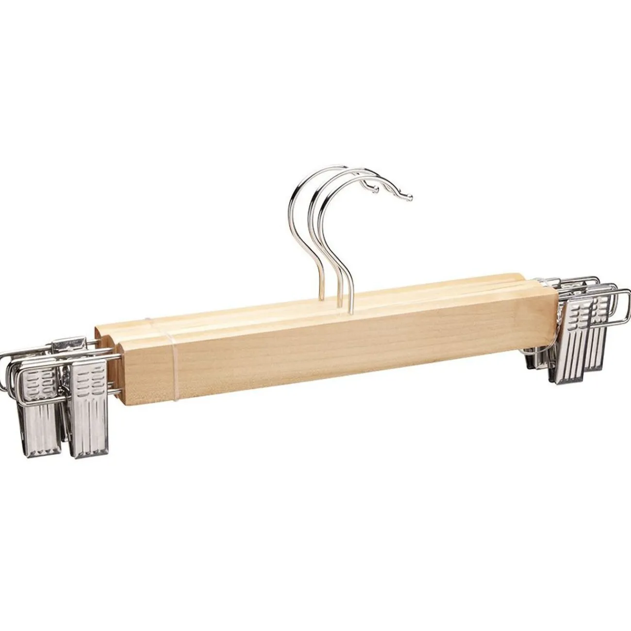 Gifi Rangement|Cintre à pinces en bois x3