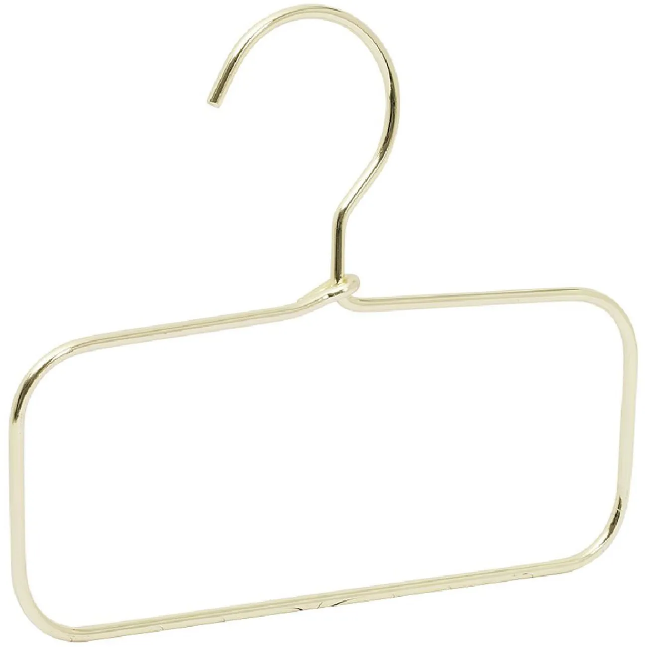 Gifi Rangement|Cintre accessoire métal jaune doré x3