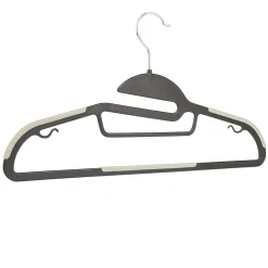 Gifi Rangement|Cintre antidérapant gris bleu x10