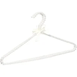 Gifi Rangement|Cintre blanc déco perles x2