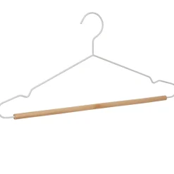 Gifi Rangement|Cintre blanc et bois x 3