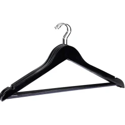 Gifi Rangement|Cintre bois noir x3