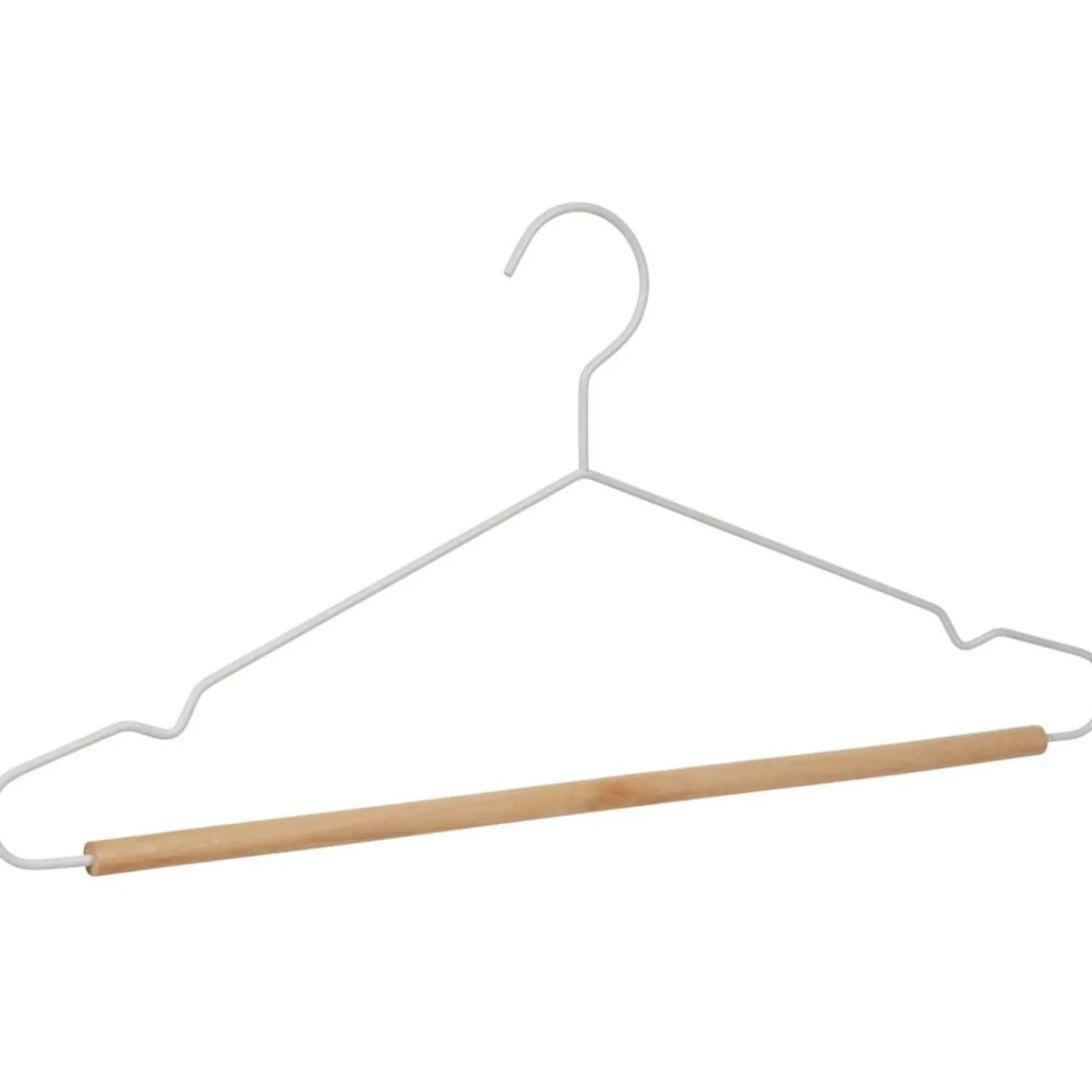 Gifi Rangement|Cintre en bois blanc x3