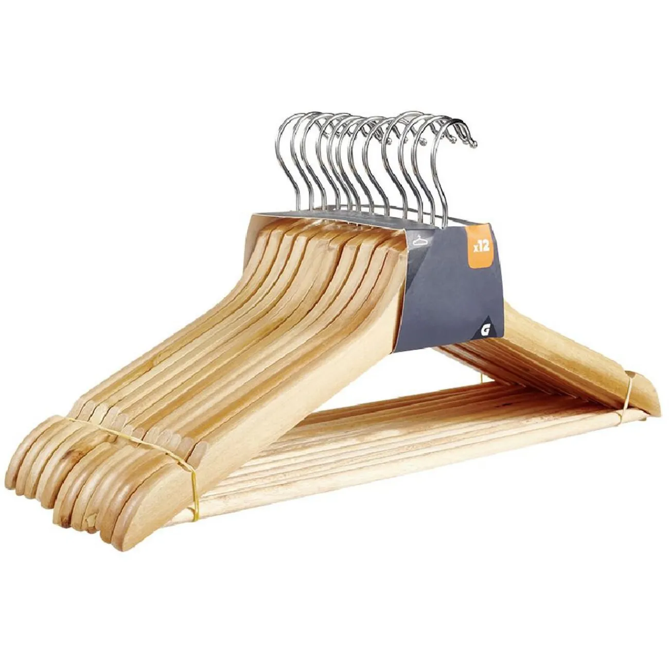 Gifi Rangement|Cintre en bois x12