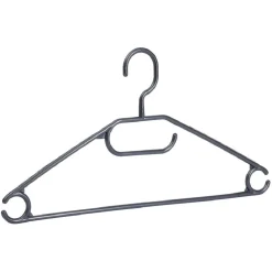 Gifi Rangement|Cintre en plastique noir x8