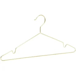 Gifi Rangement|Cintre métal jaune doré x5