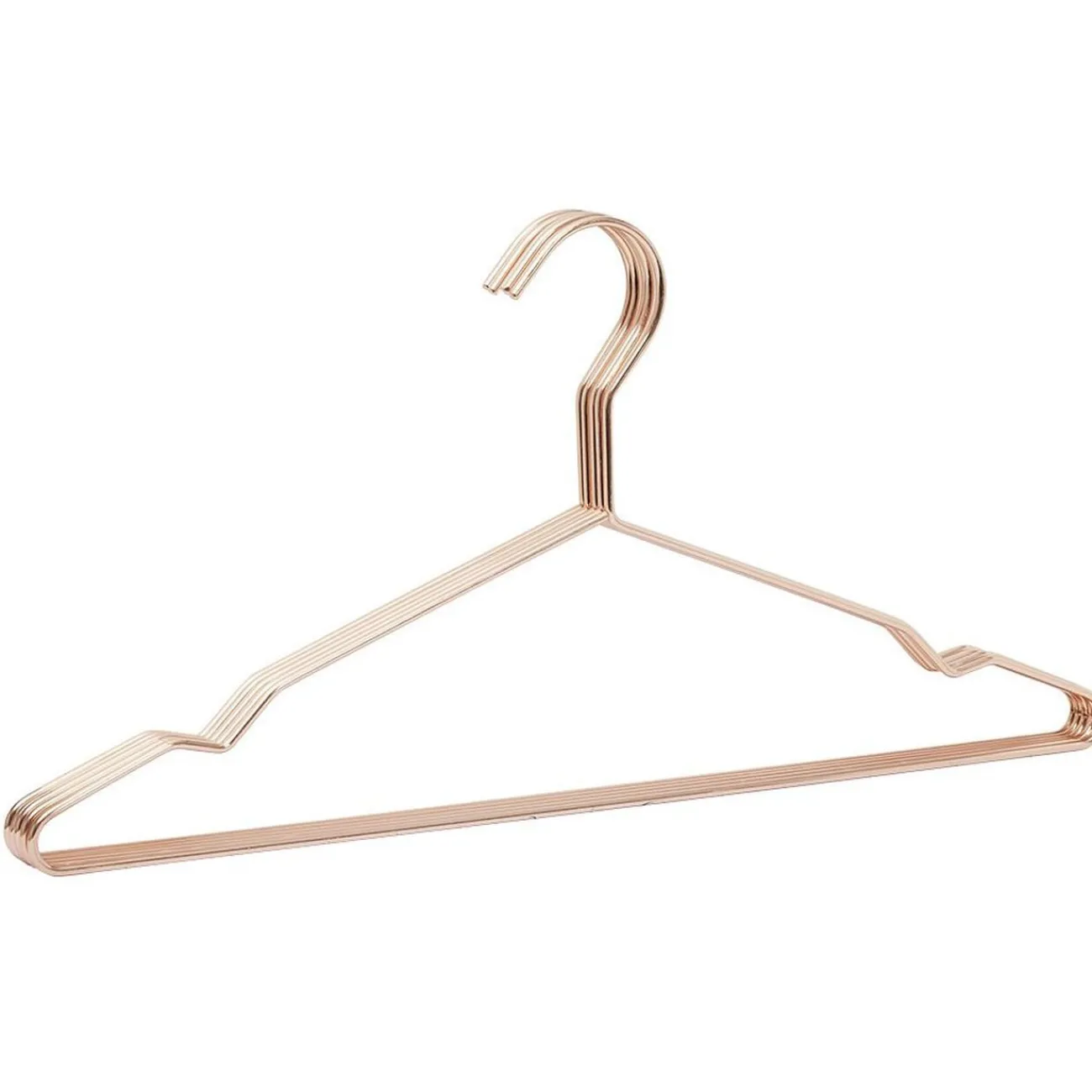 Gifi Rangement|Cintre métal rose cuivré x5