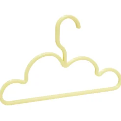 Gifi Rangement|Cintre nuage enfant jaune moutarde x2