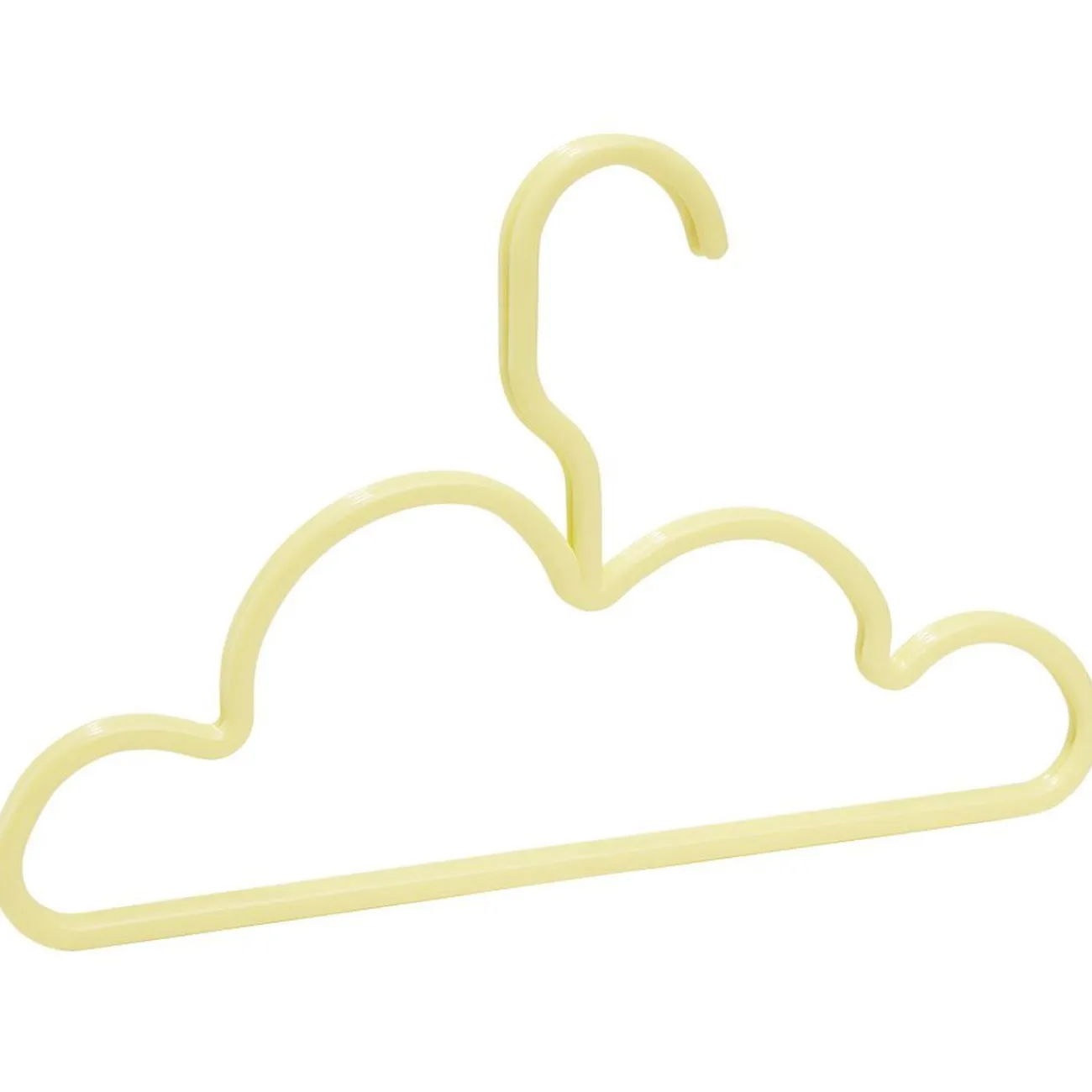 Gifi Rangement|Cintre nuage enfant jaune moutarde x2
