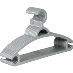 Gifi Rangement|Cintre plastique gris x10