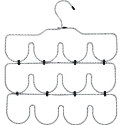 Gifi Rangement|Cintre porte accessoire fer&tissu