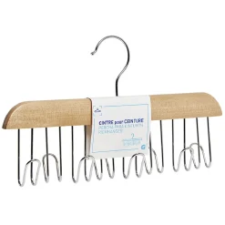 Gifi Rangement|Cintre pour ceinture bois