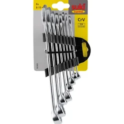 Gifi Quincaillerie^Clé mixte Suki à oeil et fourche 8-19mm 8 pièces