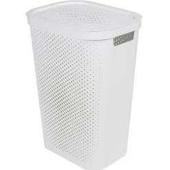 Gifi Entretien Du Linge|Coffre à linge 60L blanc