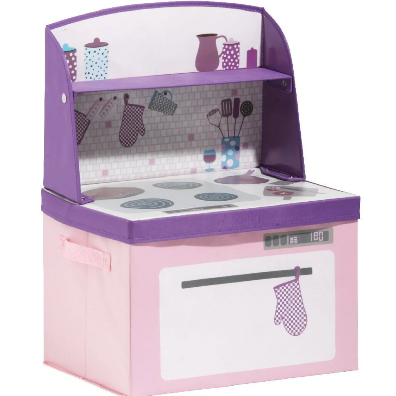 Gifi Rangement|Coffre de rangement design kitchenette pour enfant