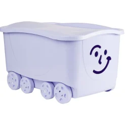 Gifi Rangement|Coffre de rangement enfant vert ou violet 58x39xH32cm