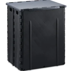 Gifi Rangement|Coffre de rangement et couvercle pliable noir