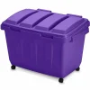Gifi Rangement|Coffre de rangement sur roulettes violet 160 L