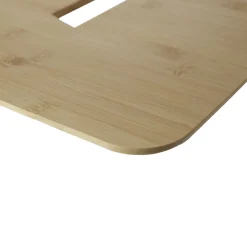 Gifi Entretien Du Linge|Coffre linge 56L couvercle bambou beige