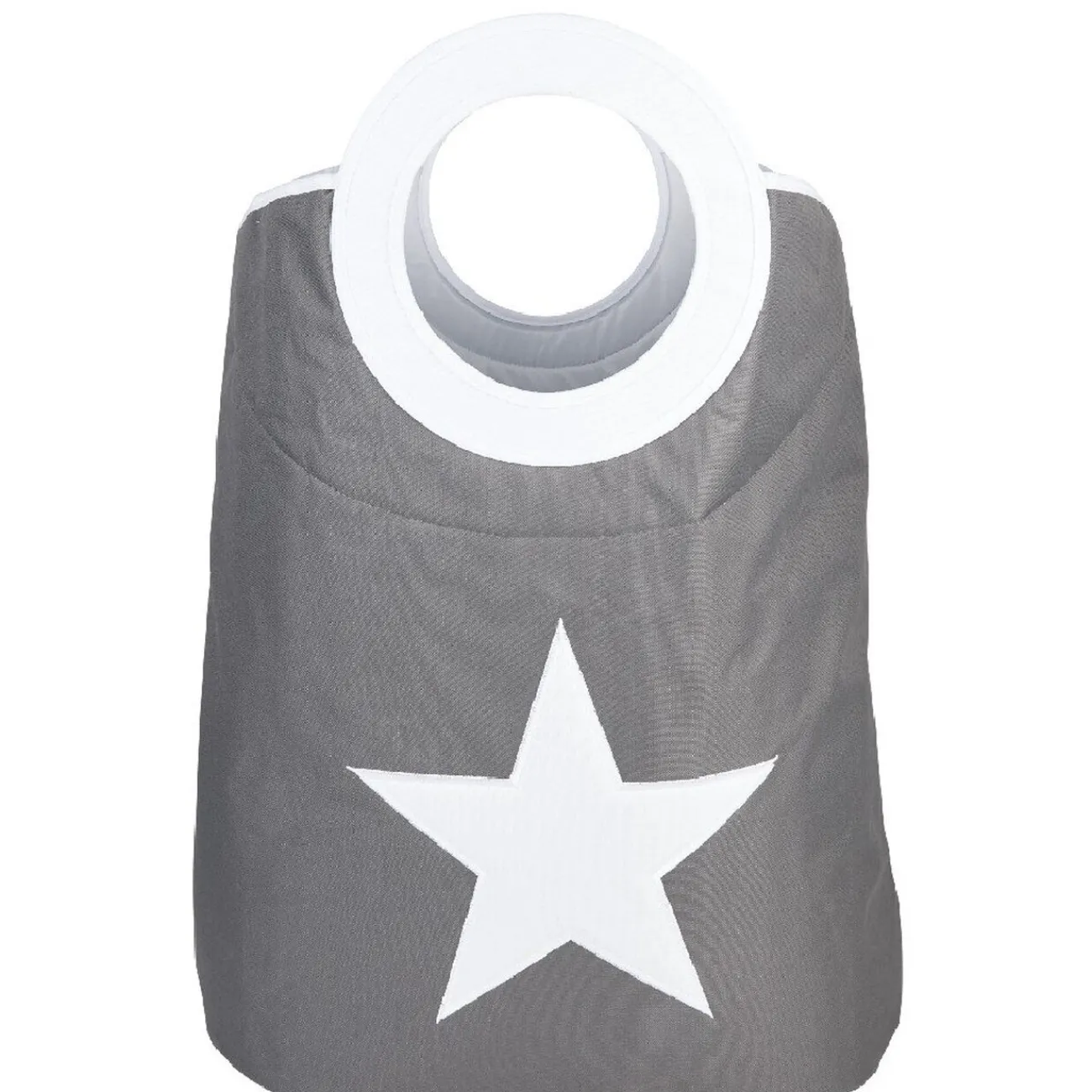 Gifi Rangement|Coffre pliable gris étoile blanche