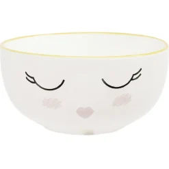 Gifi Coffret bol et mug en porcelaine sleepy rose