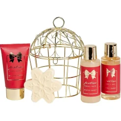 Gifi Bien-Être^Coffret cadeau cage de bain 4 produits senteur baies d'hiver