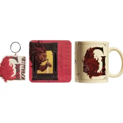 Gifi Coffret cadeau Harry Potter Gryffondor mug sous-verre porte-clé 3pcs